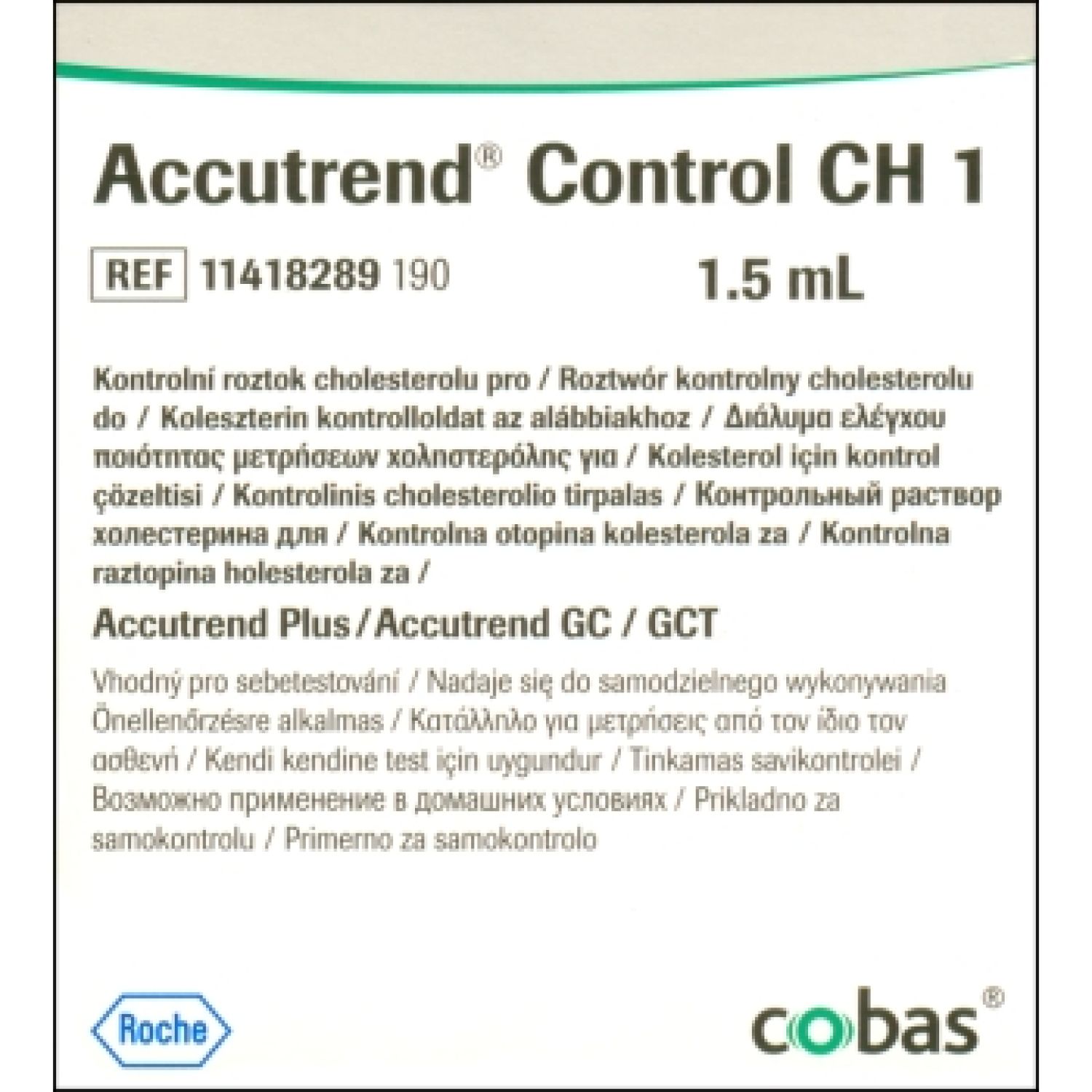 Accutrend Cholesterol Solution 1.5mL - Each
