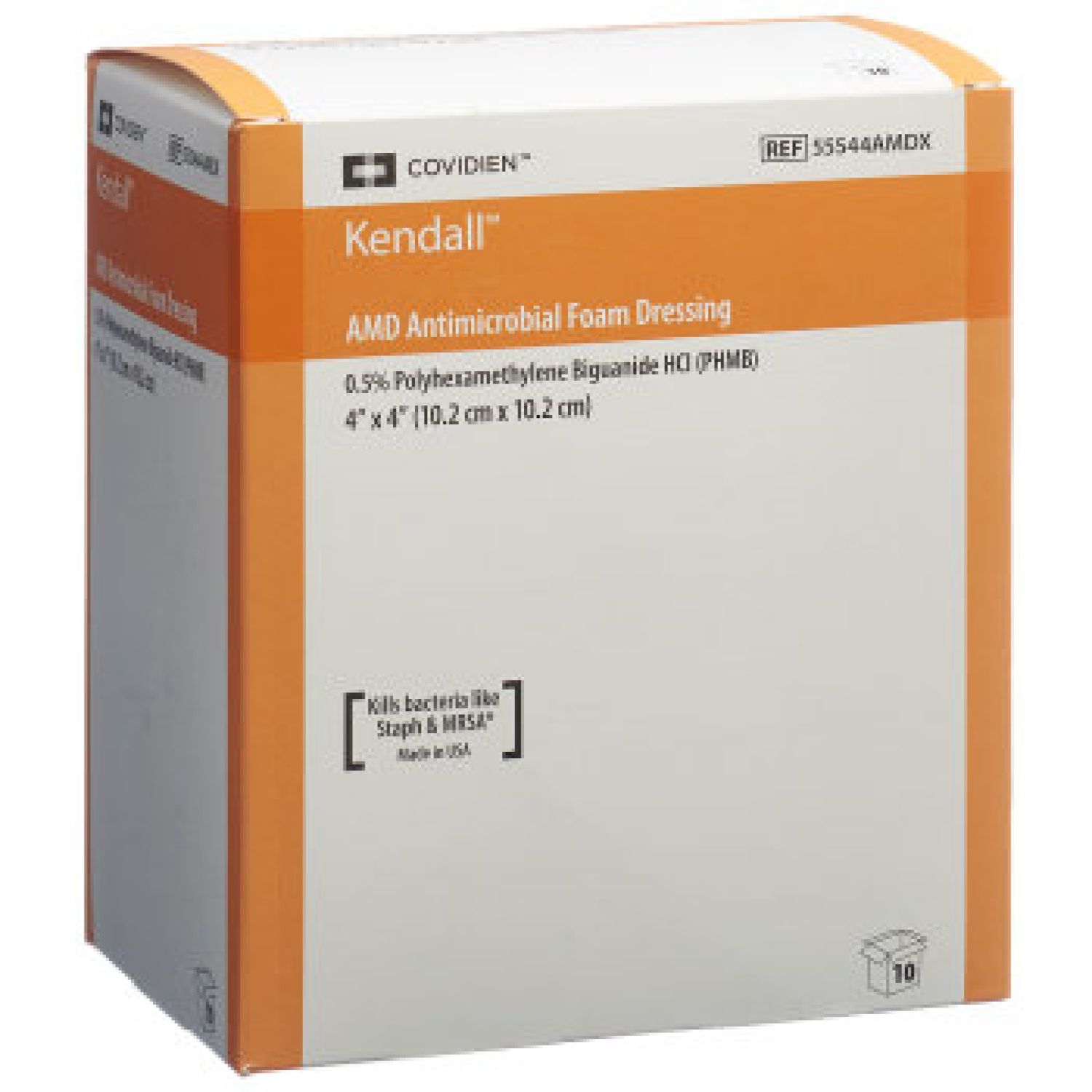 AMD Foam Dressing 10cm x 10cm - Packet of 10