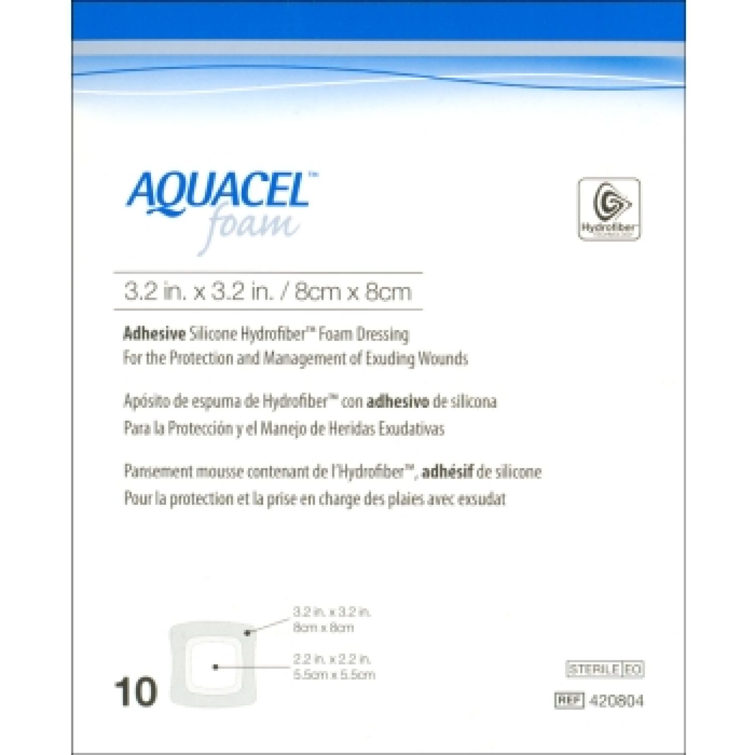 Aquacel Adhesive Foam Dressing - Each