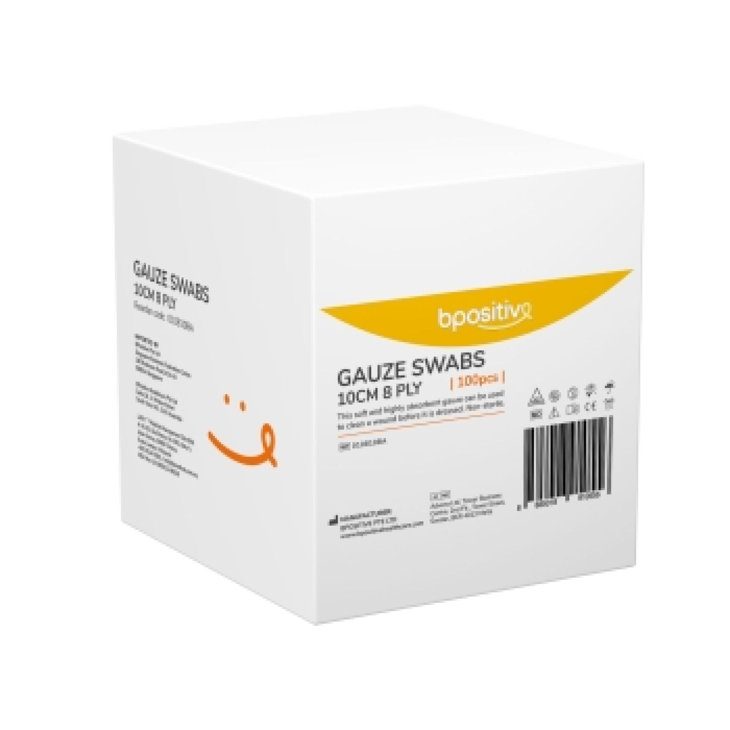 BPositive Gauze Square Non-Sterile - Packet of 100