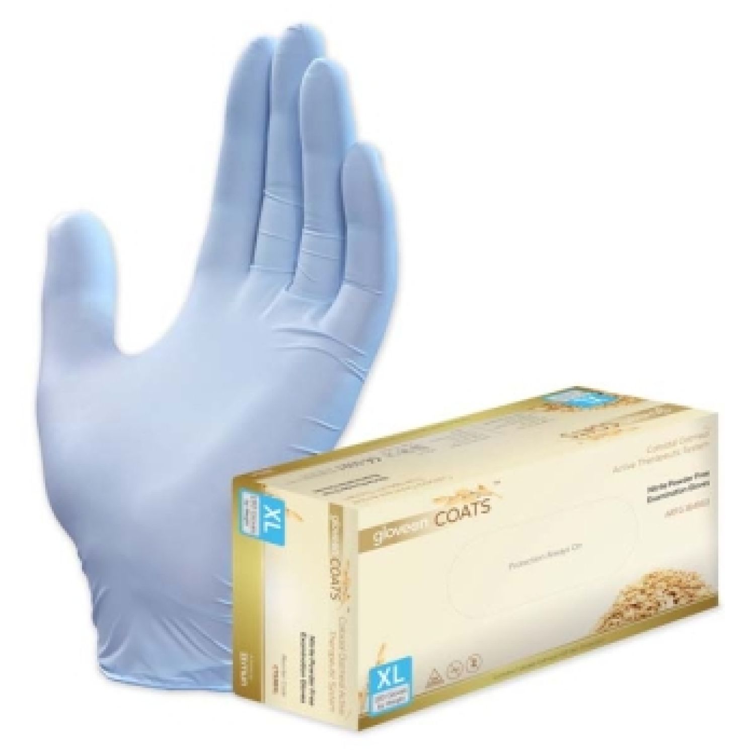 Coats Nitrile Powder Free Examination Gloves - Extra