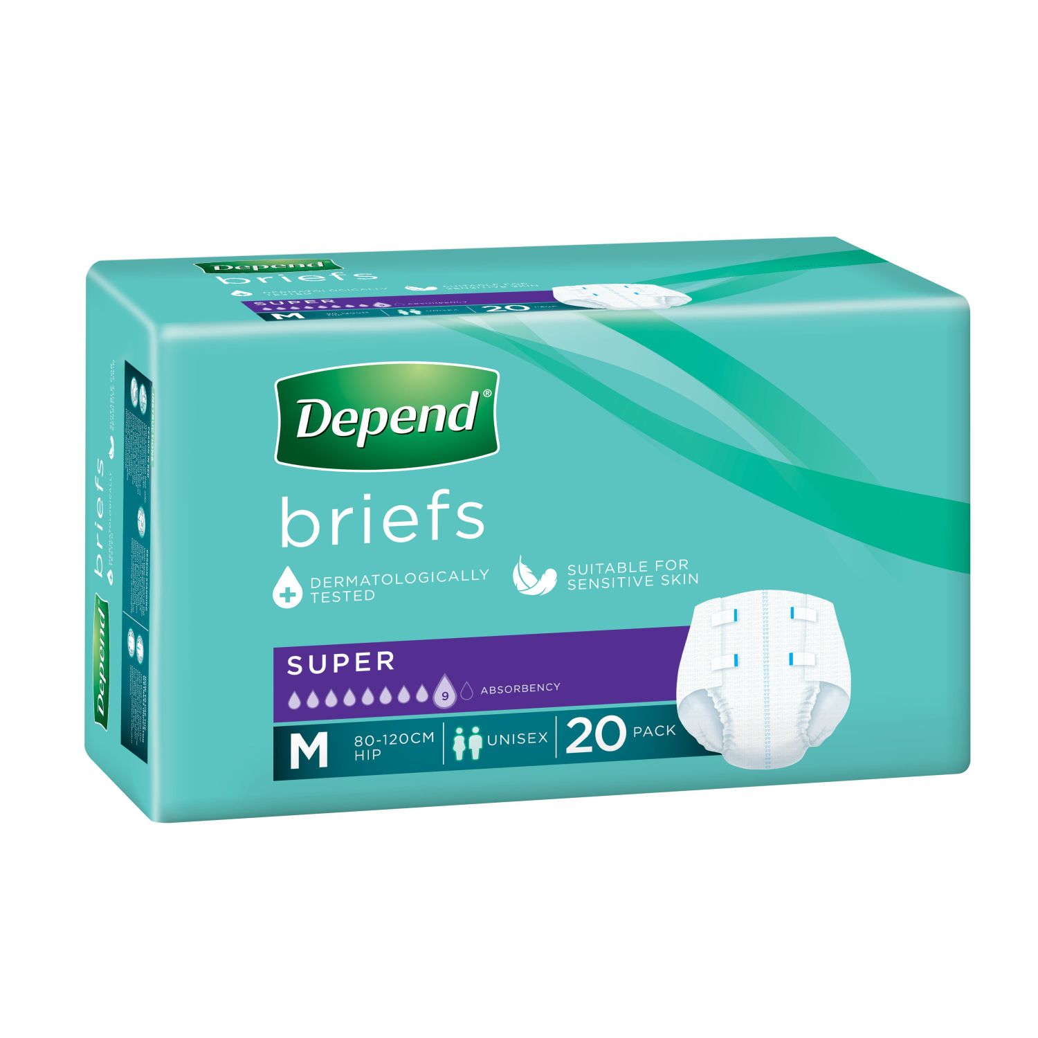 Depend Brief Super Unisex