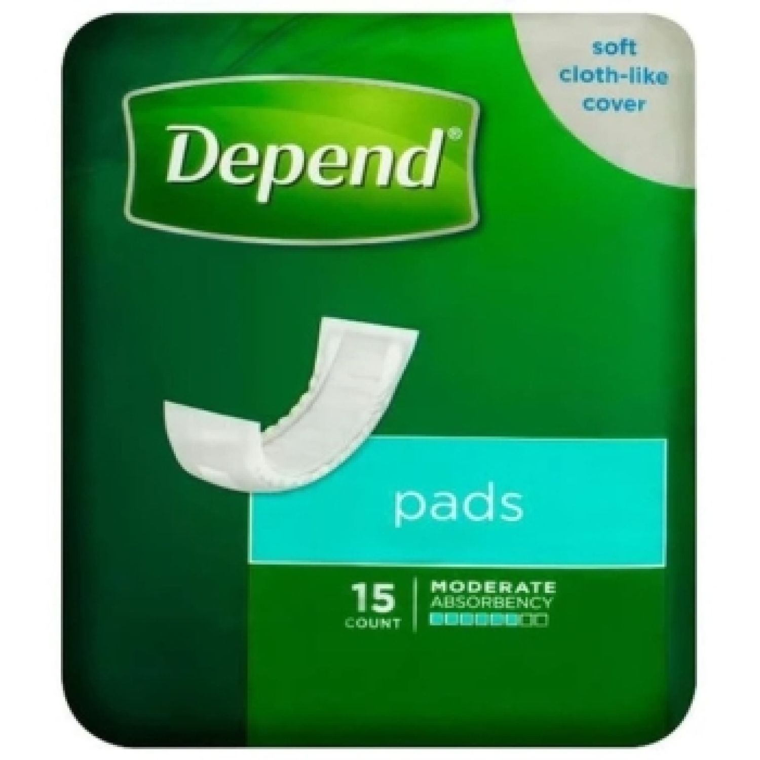 Depend Pads 15 - Packet of 15
