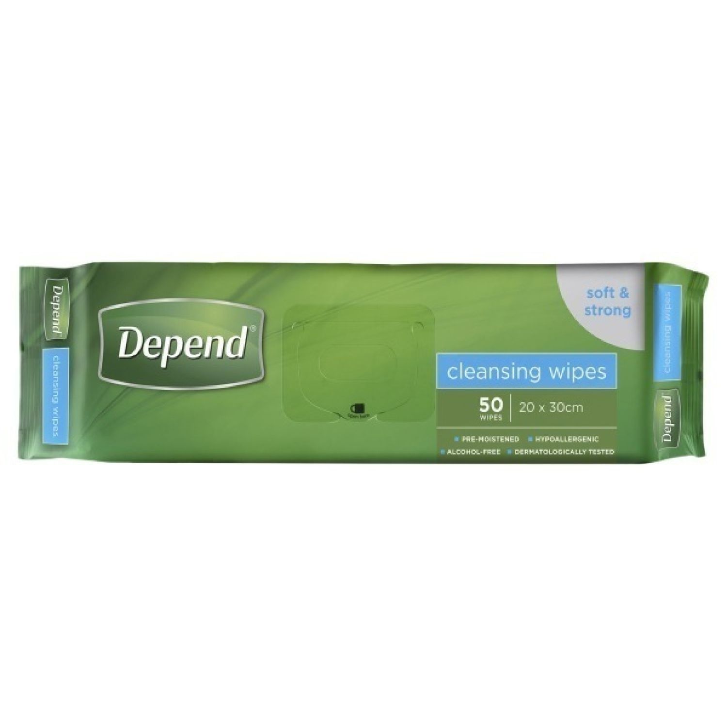 Depend Wipes 50 - Packet of 50