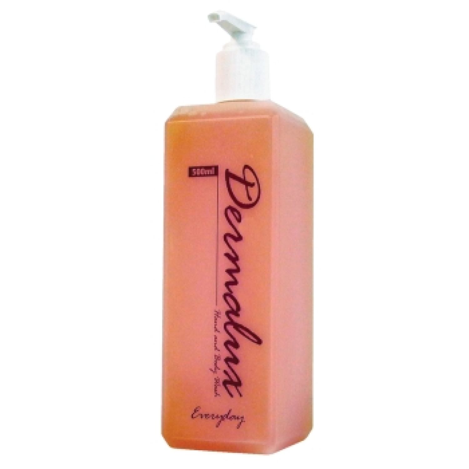 Dermalux 500mL Hand And Body Wash With Pump - 500ml Bottle