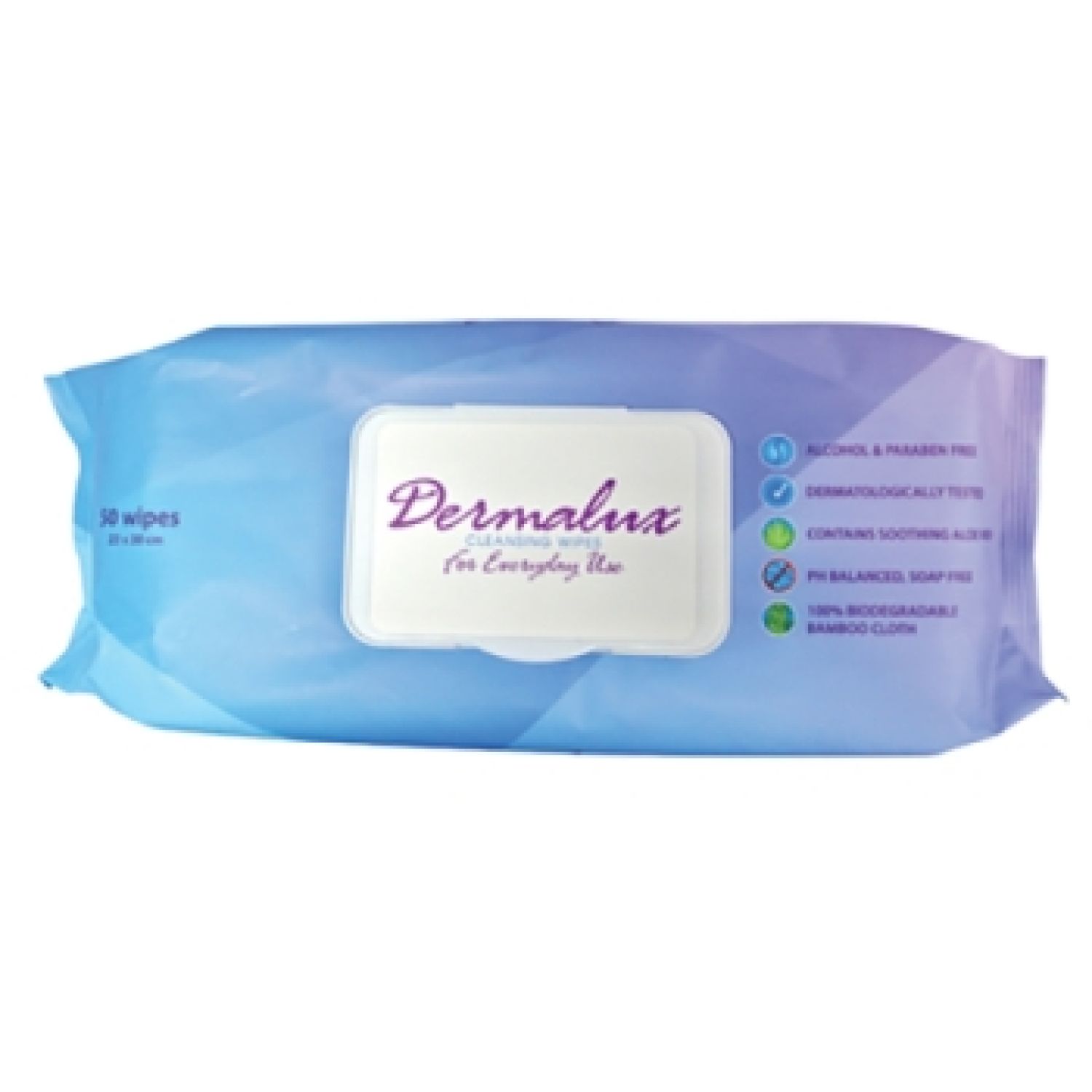 Dermalux Skin Cleansing Wipes - Carton of 600