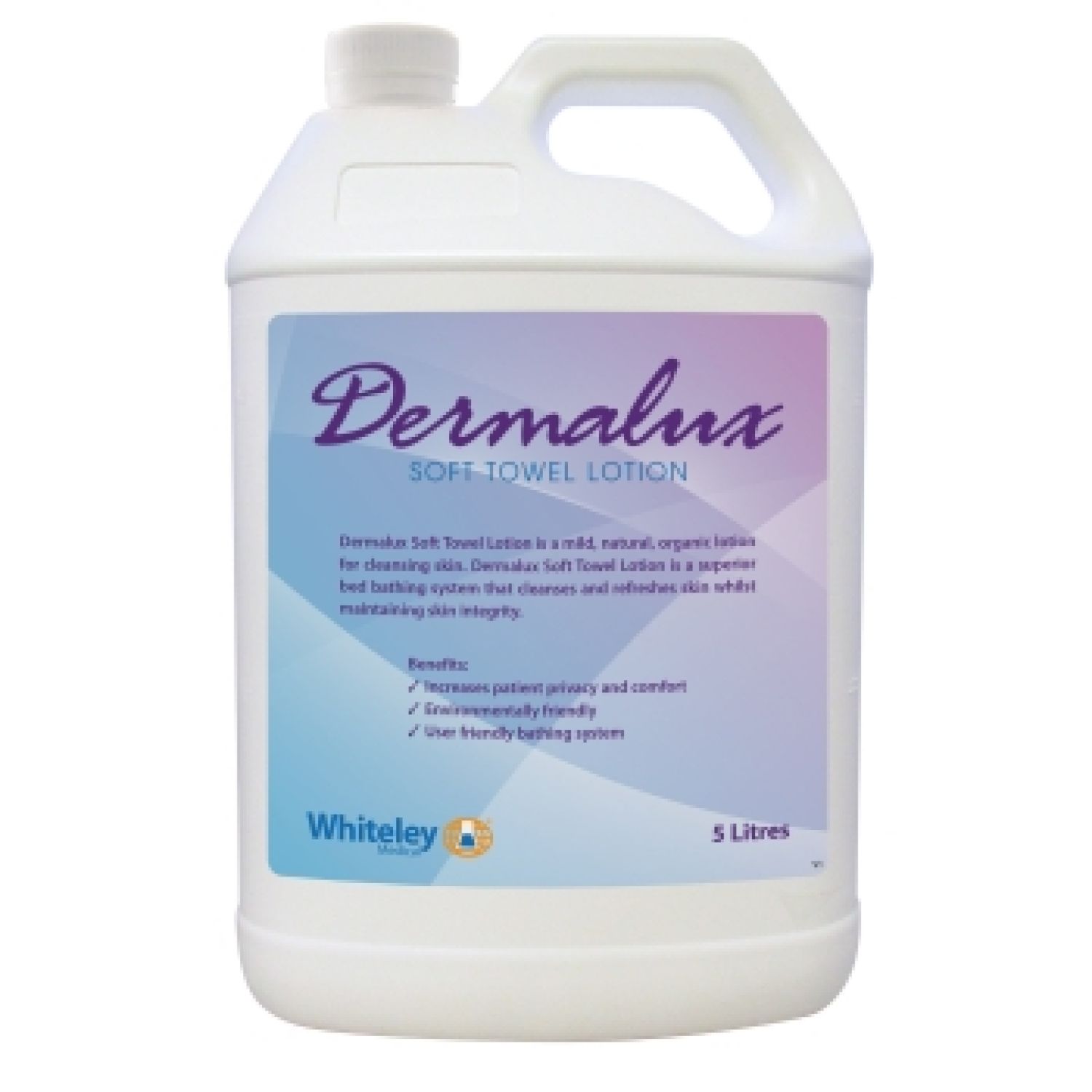 Dermalux Soft Towel Lotion - 5 Litre - 5L Bottle