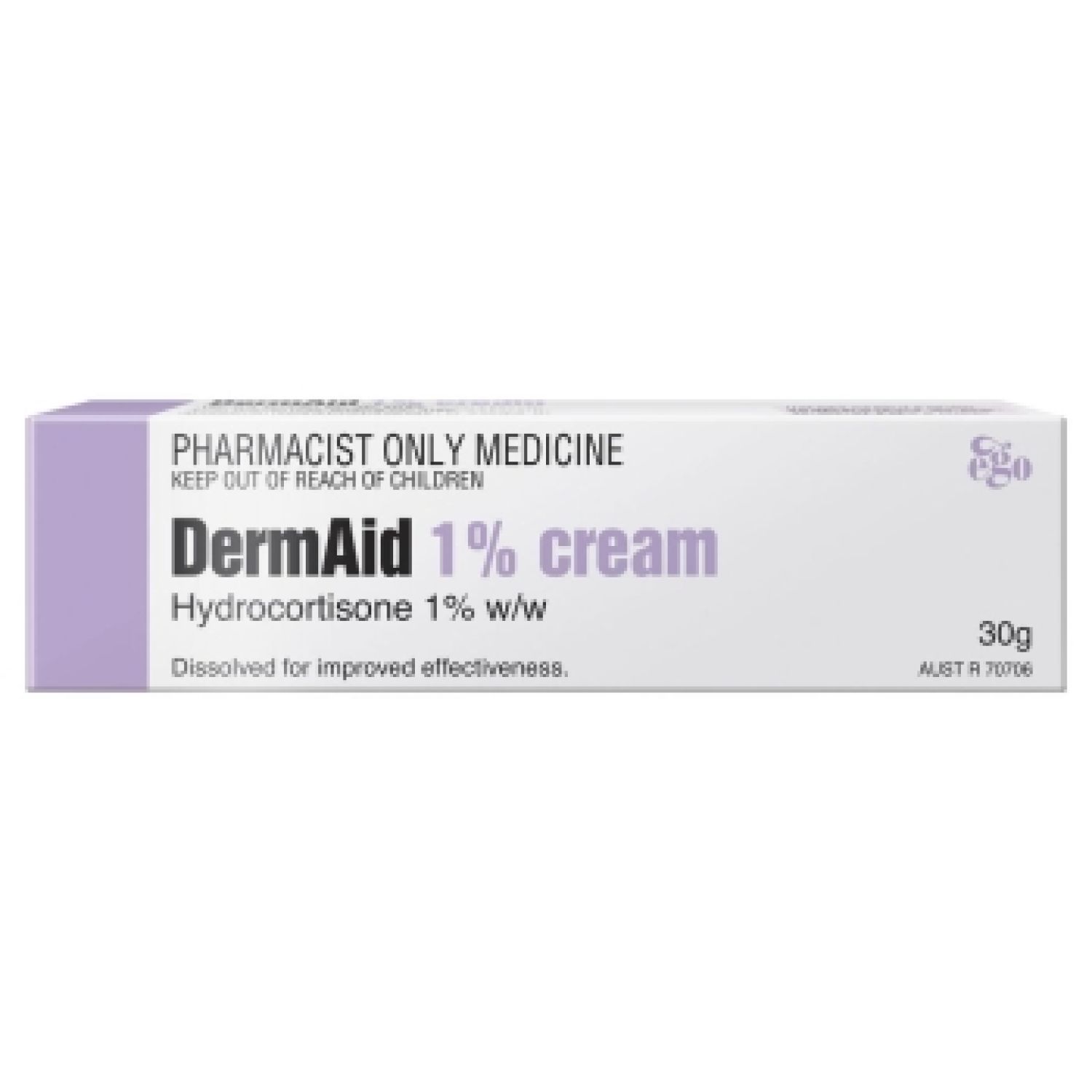 Ego DermAid Cream 1% 30g - Each