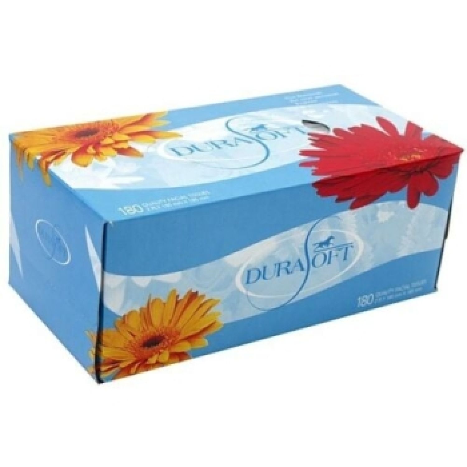 Facial Tissues Durasoft 2 Ply 180 Tissues Per Box - Box of 180