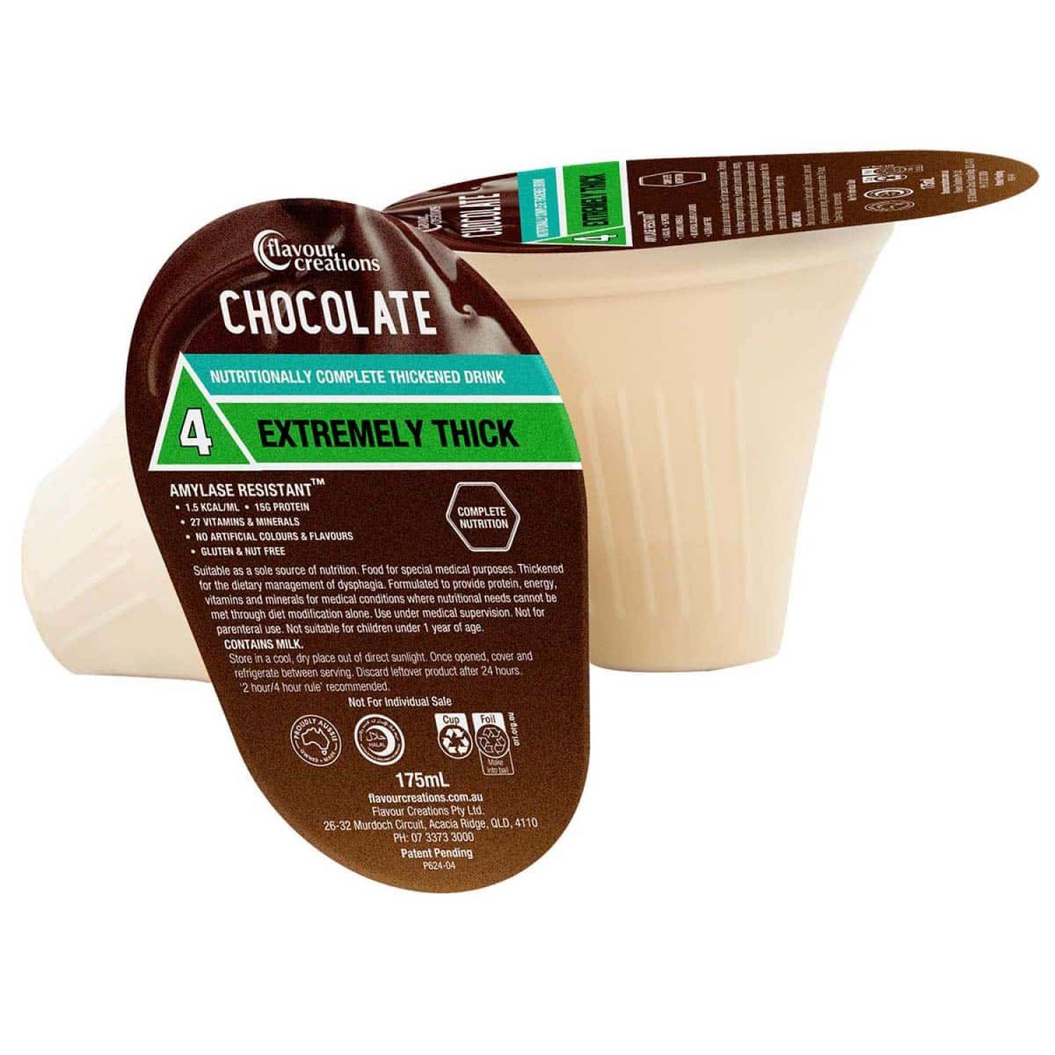 Flavour Creations Nutritionally Complete Chocolate 900 / 4 Extremely Thick 175mL