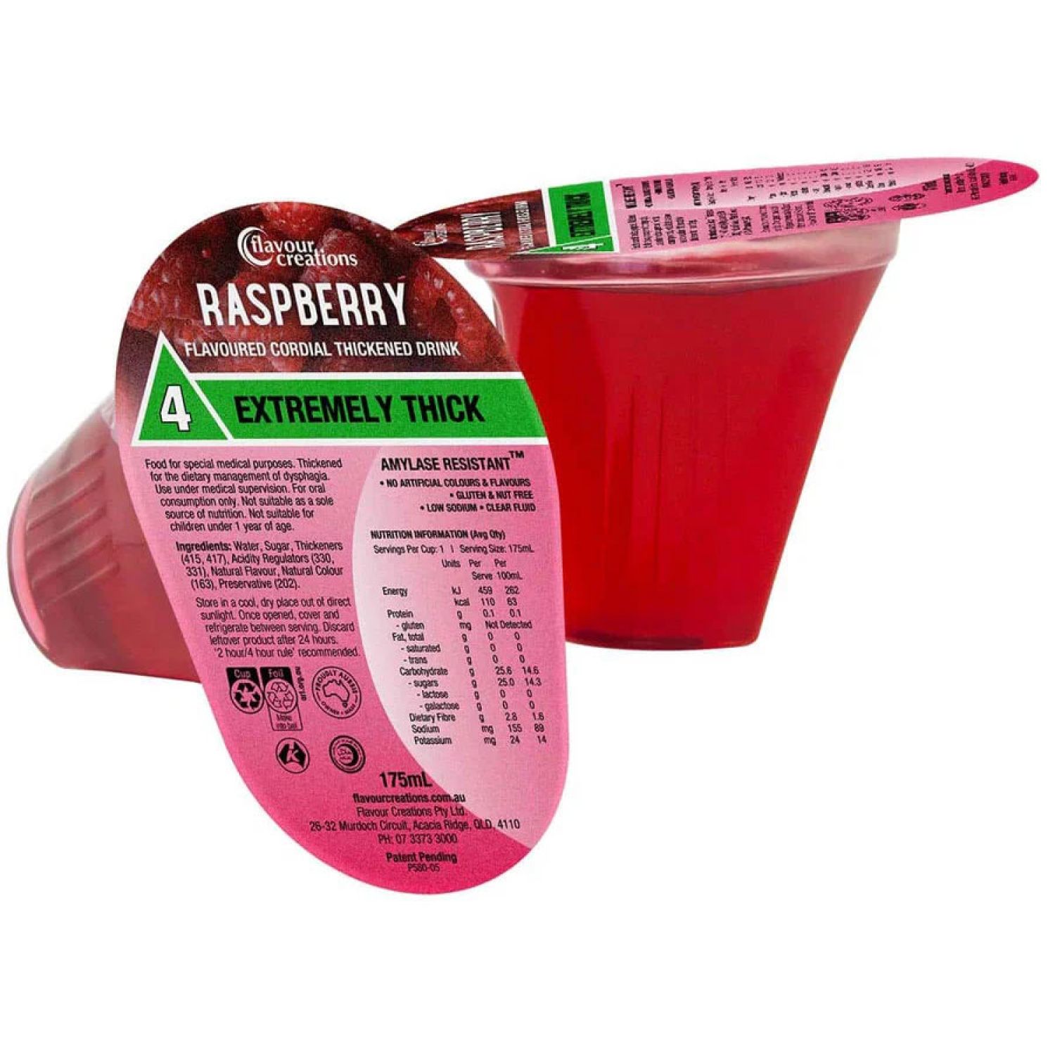 Flavour Creations Raspberry Cordial 900 / 4 Extremely Thick 175mL