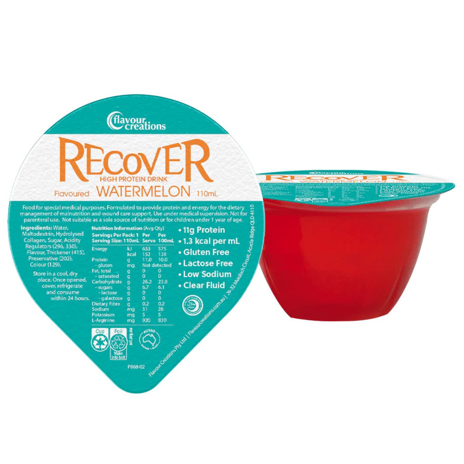 Flavour Creations Recover Watermelon 110mL