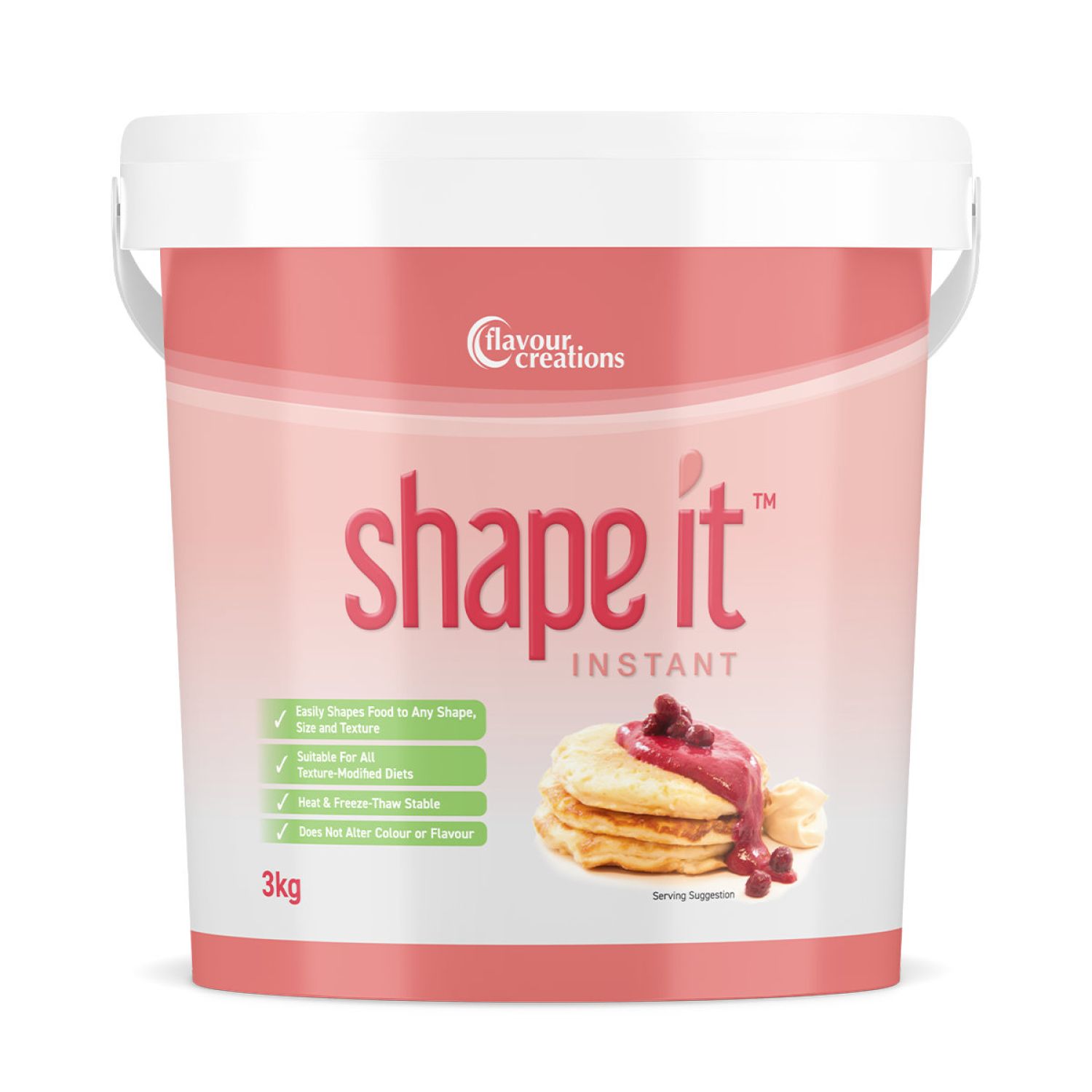Flavour Creations Shape It Pail 3kg - Each
