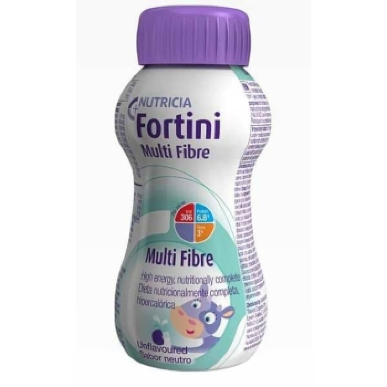 Fortini Multi Fibre Unflavoured Bottle 200mL - Carton of 24