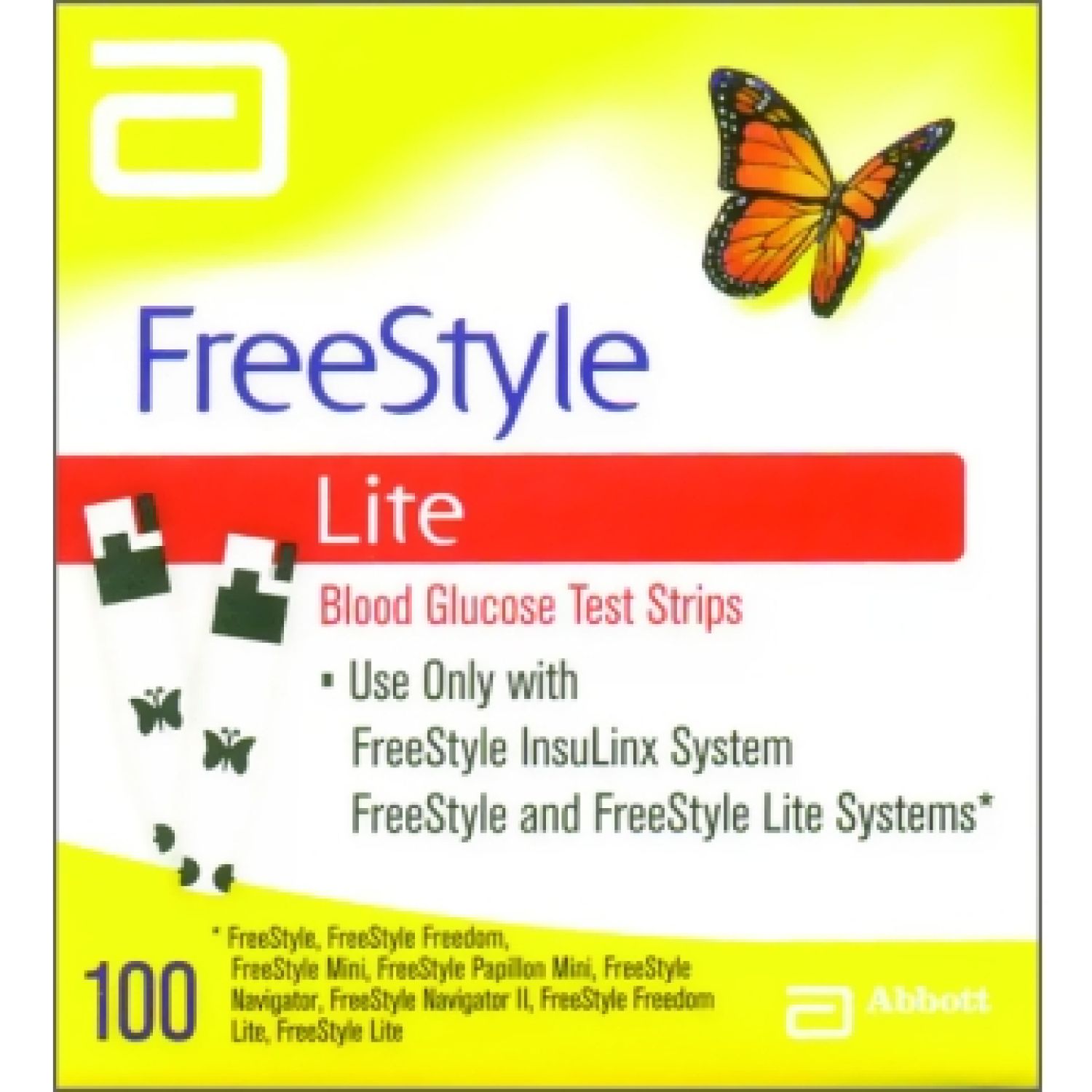 Freestyle Lite Strips - Box of 100