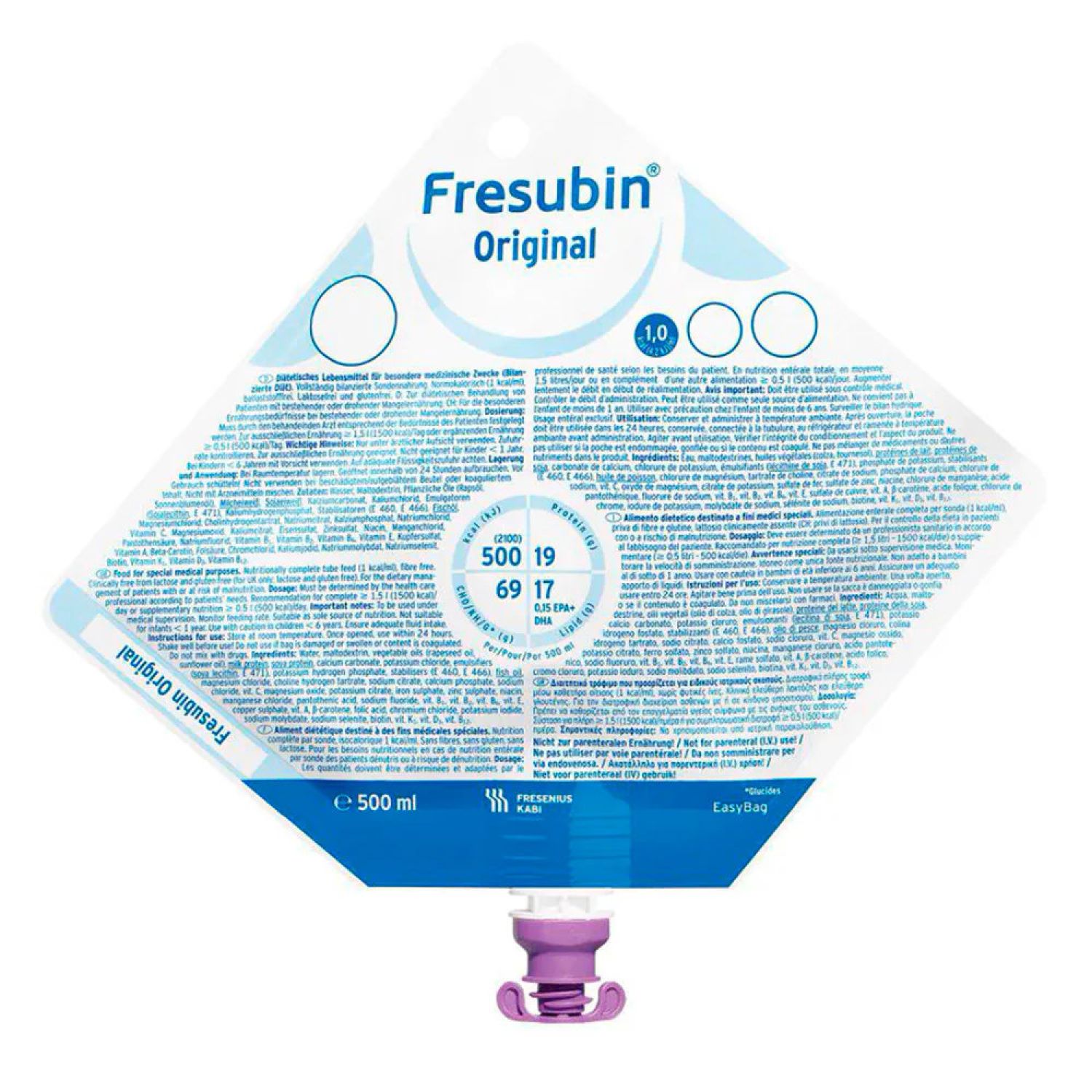 Fresubin Original 1000mL EasyBag - Carton of 8