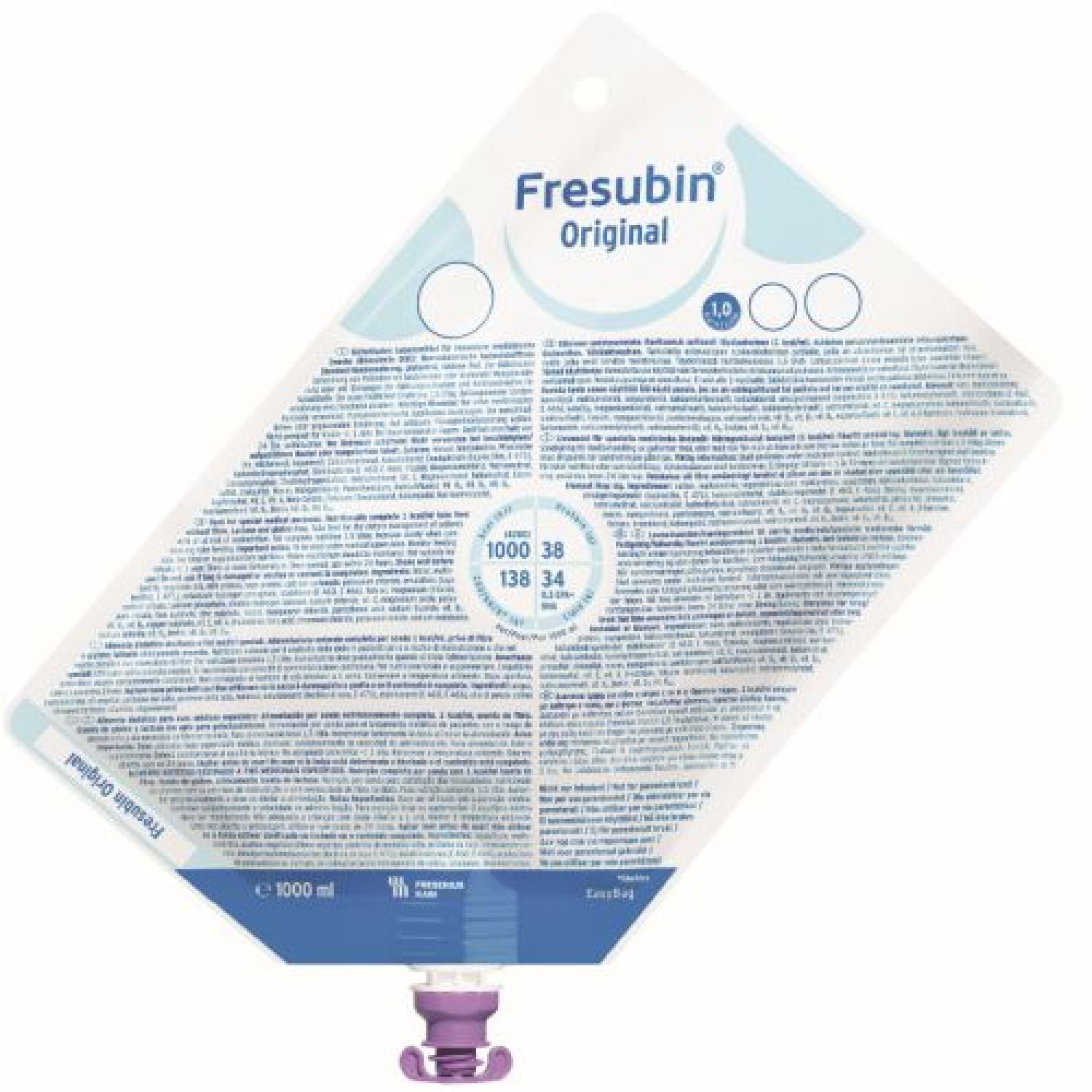 Fresubin Original Fibre 1000mL EasyBag - Carton of 8