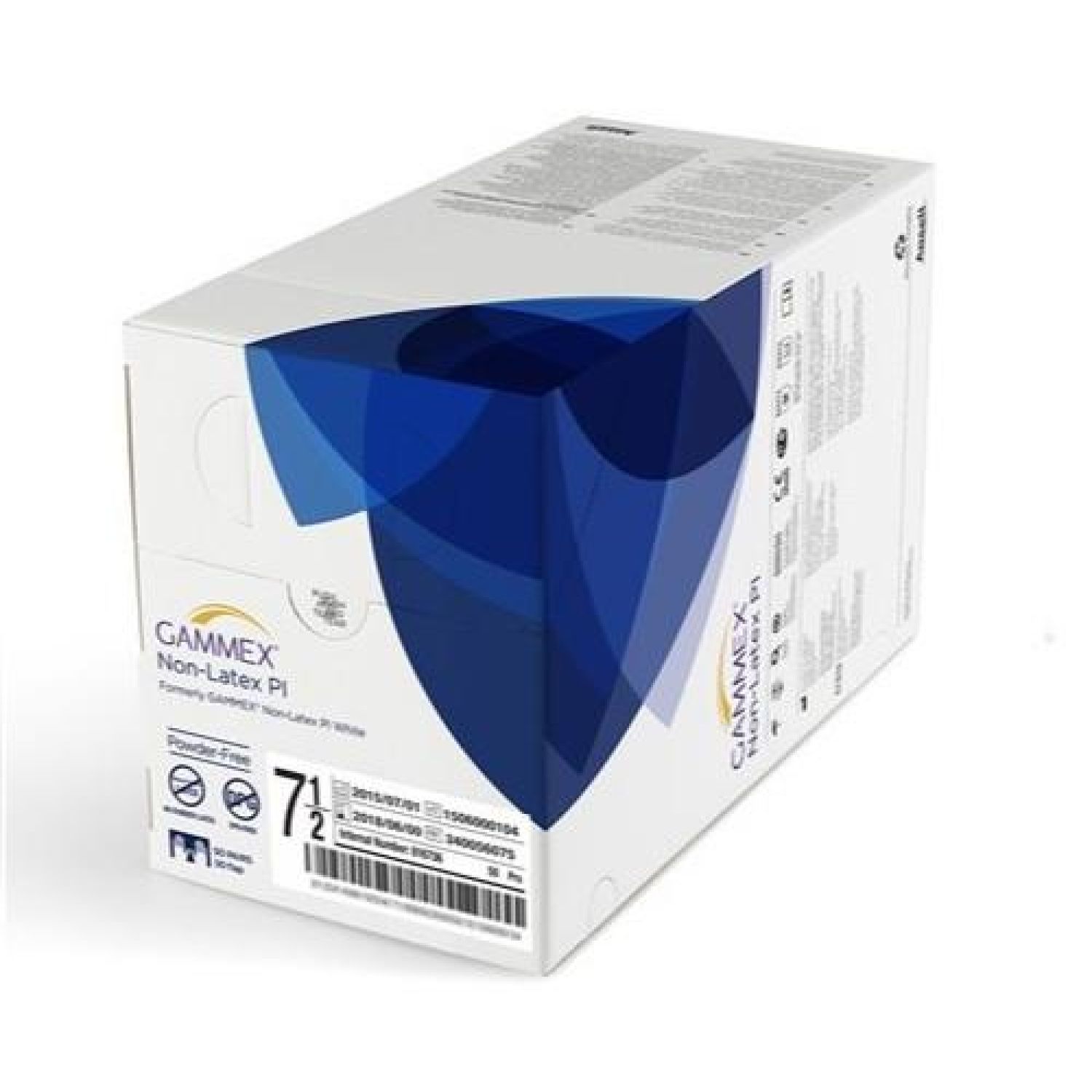 Gammex Non-Latex Pi Powder-Free Sterile Gloves Size - Box of 50
