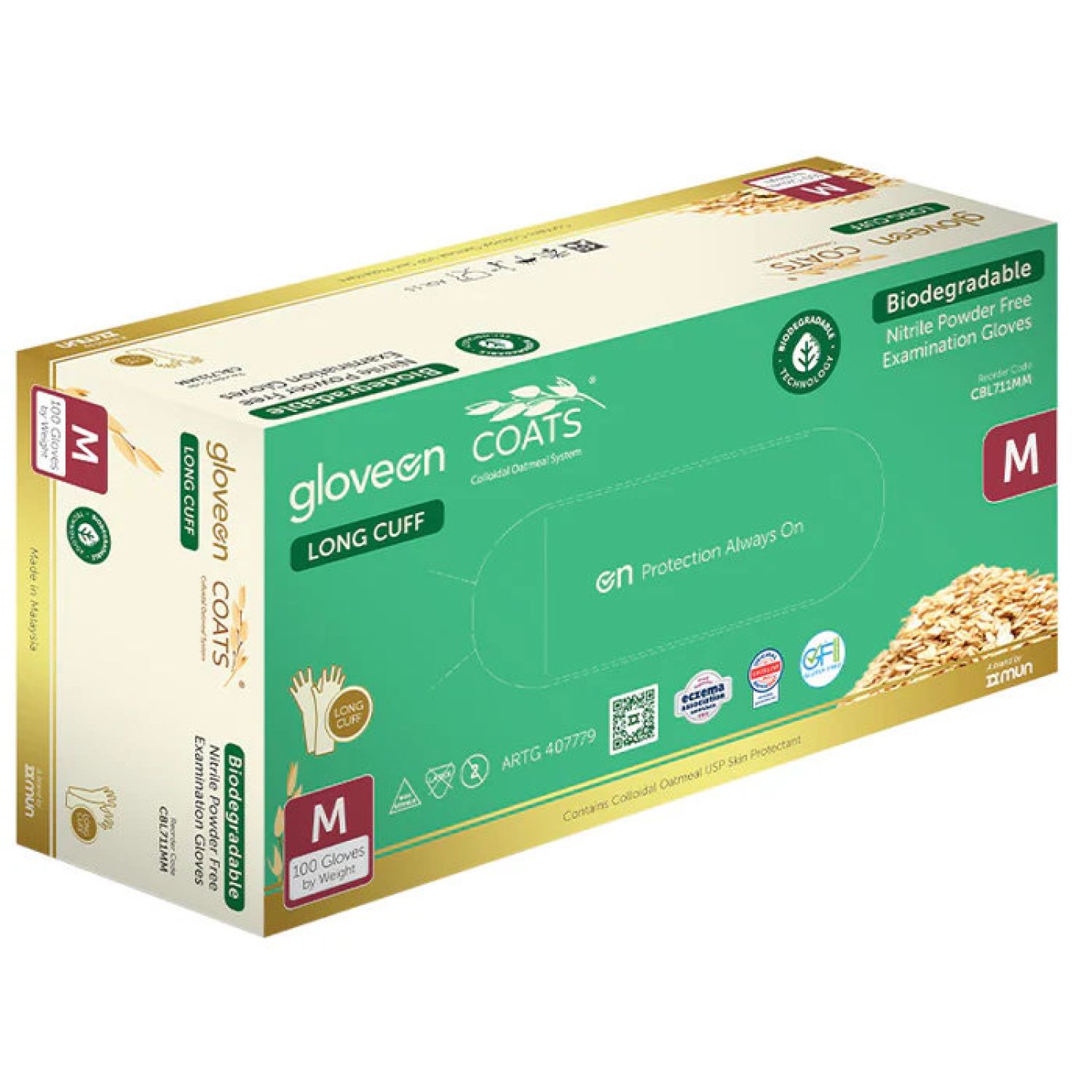 Gloveon Coats Biodegradable Nitrile Examination Glove