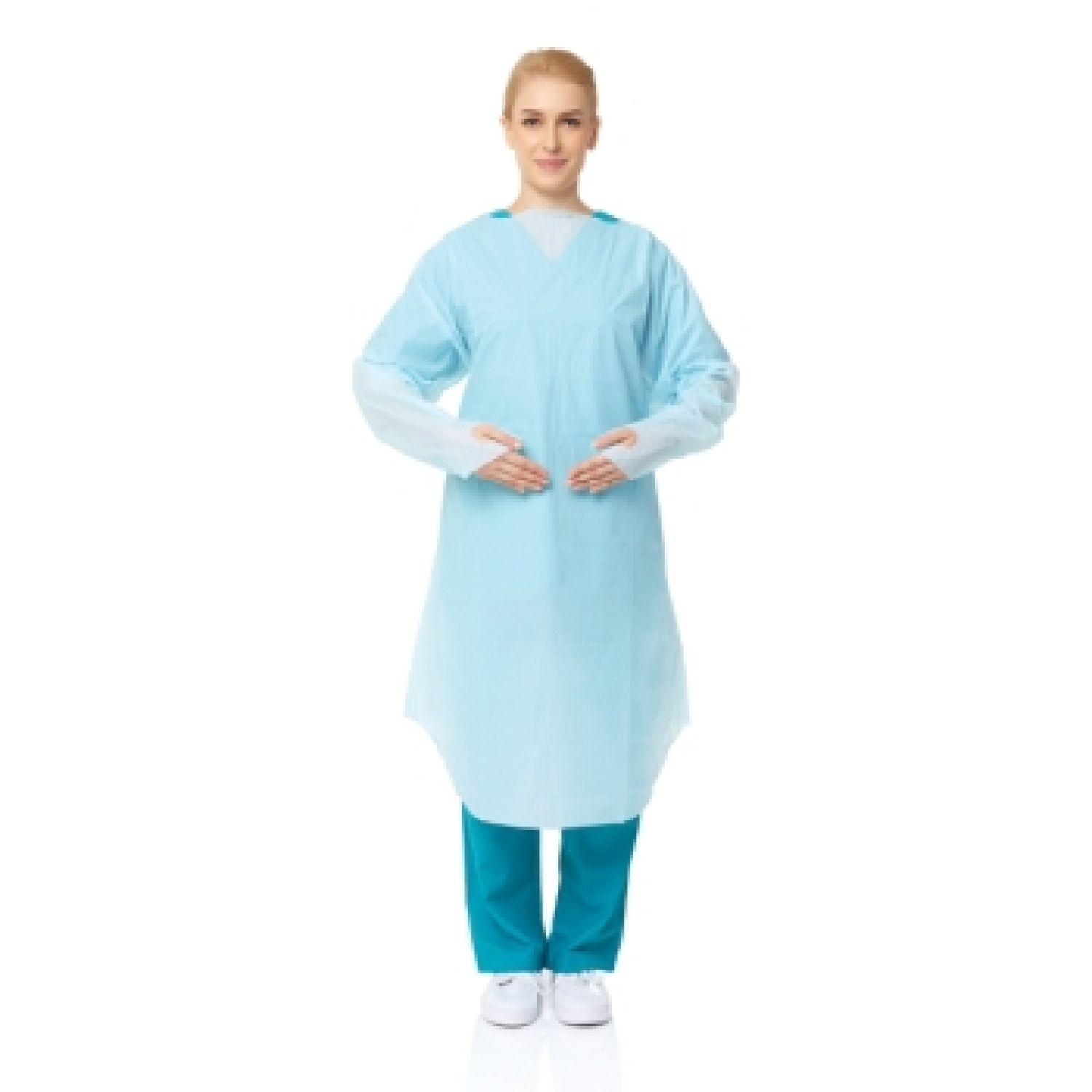 Gowns Thumbs-Up Blue Regular Size - Each
