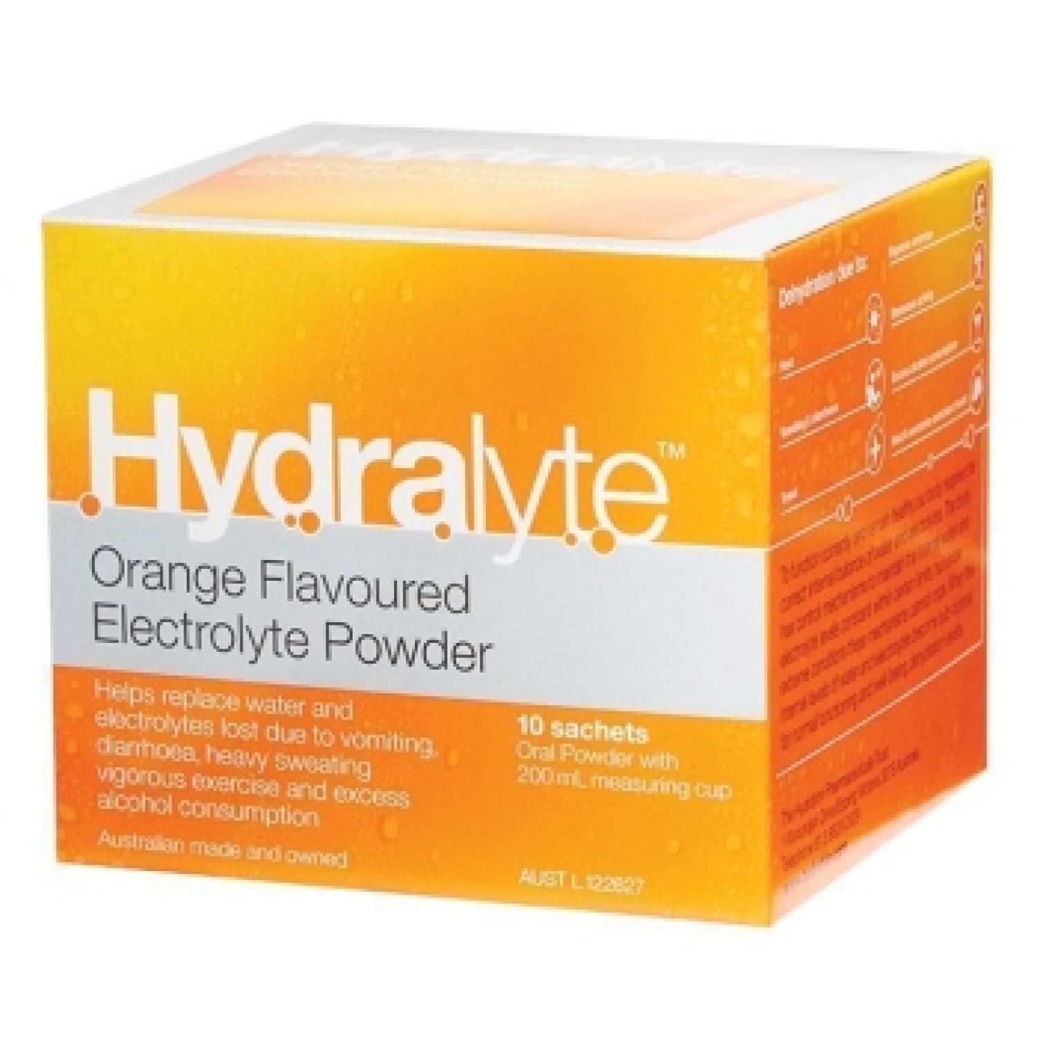 Hydralyte Powder 4.9g Orange - Box of 10