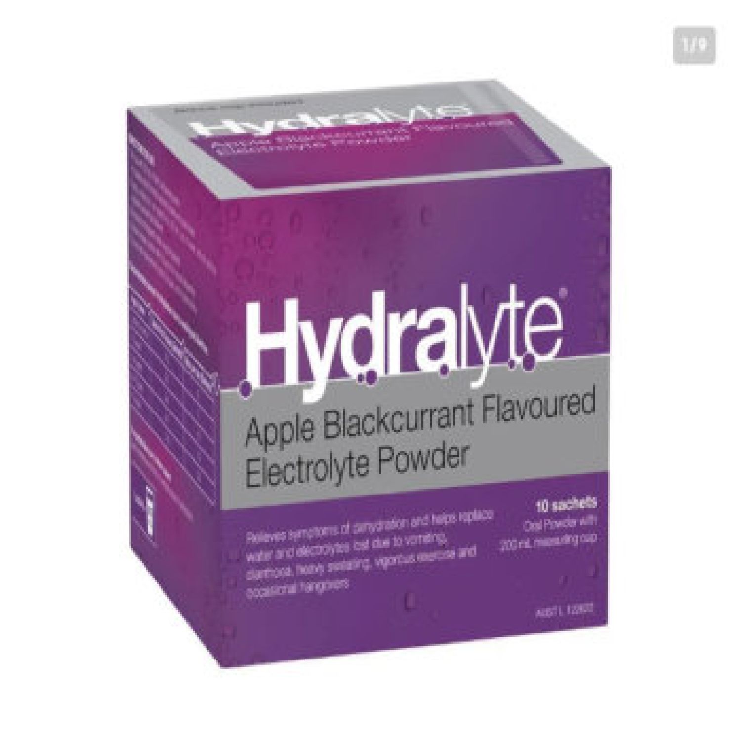 Hydralyte Powder 5g Apple/Blackcurrent - Box of 10