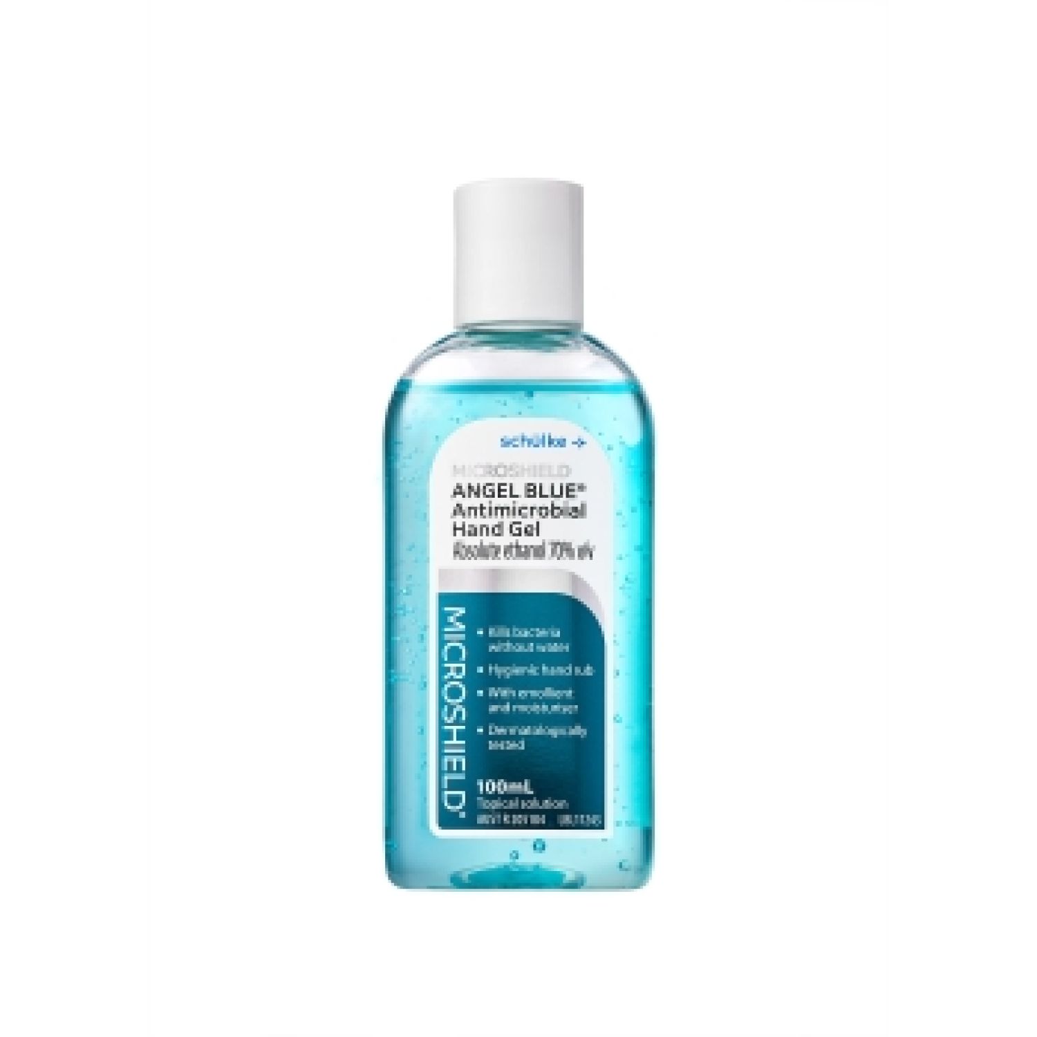 Microshield Blue Antimicrobial Hand Gel Angel - 100mL Bottle