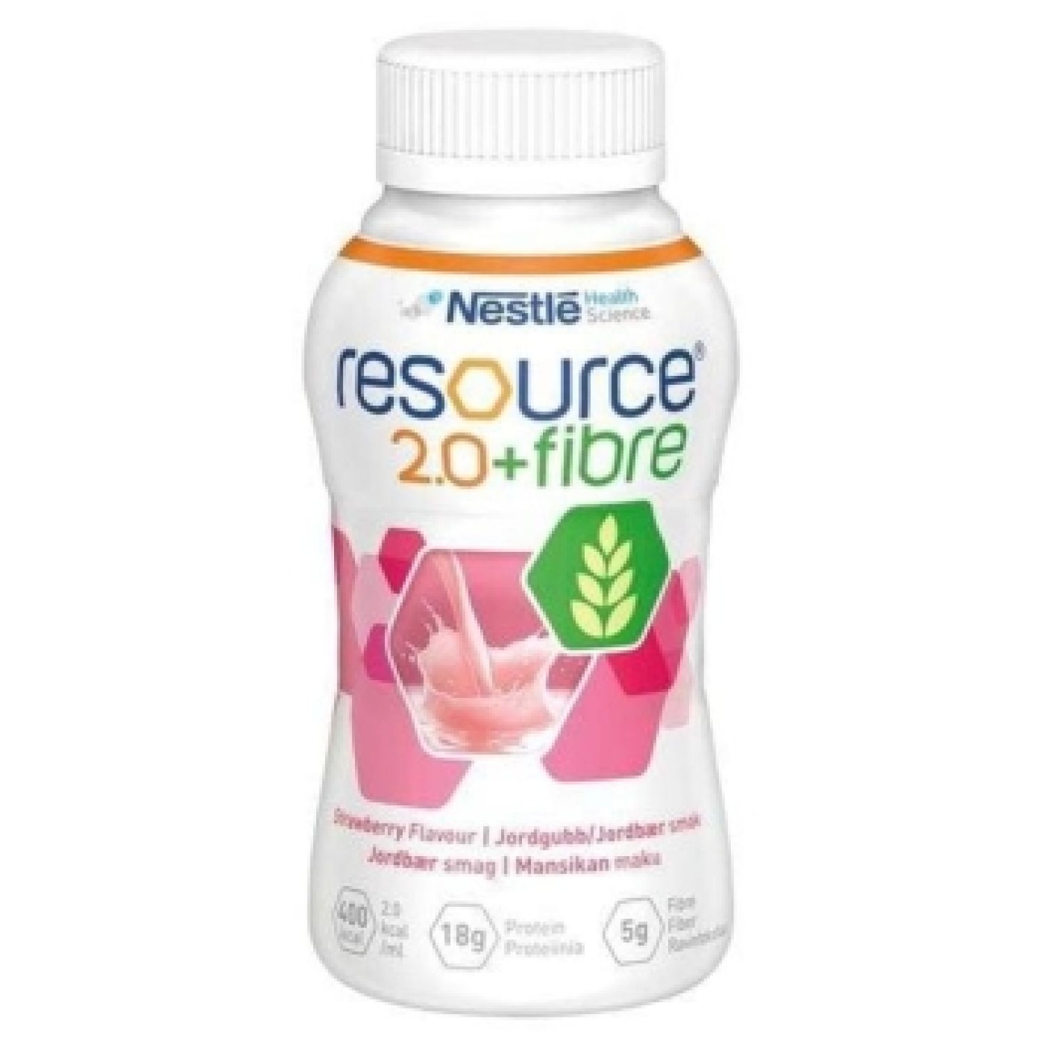 Nestlé Resource 2.0 Fibre Strawberry 200mL - Each
