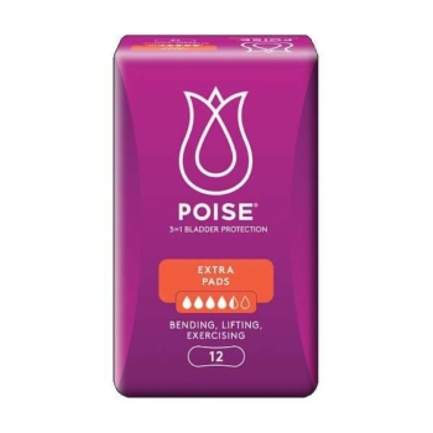 Poise Pad Extra - Pack of 12