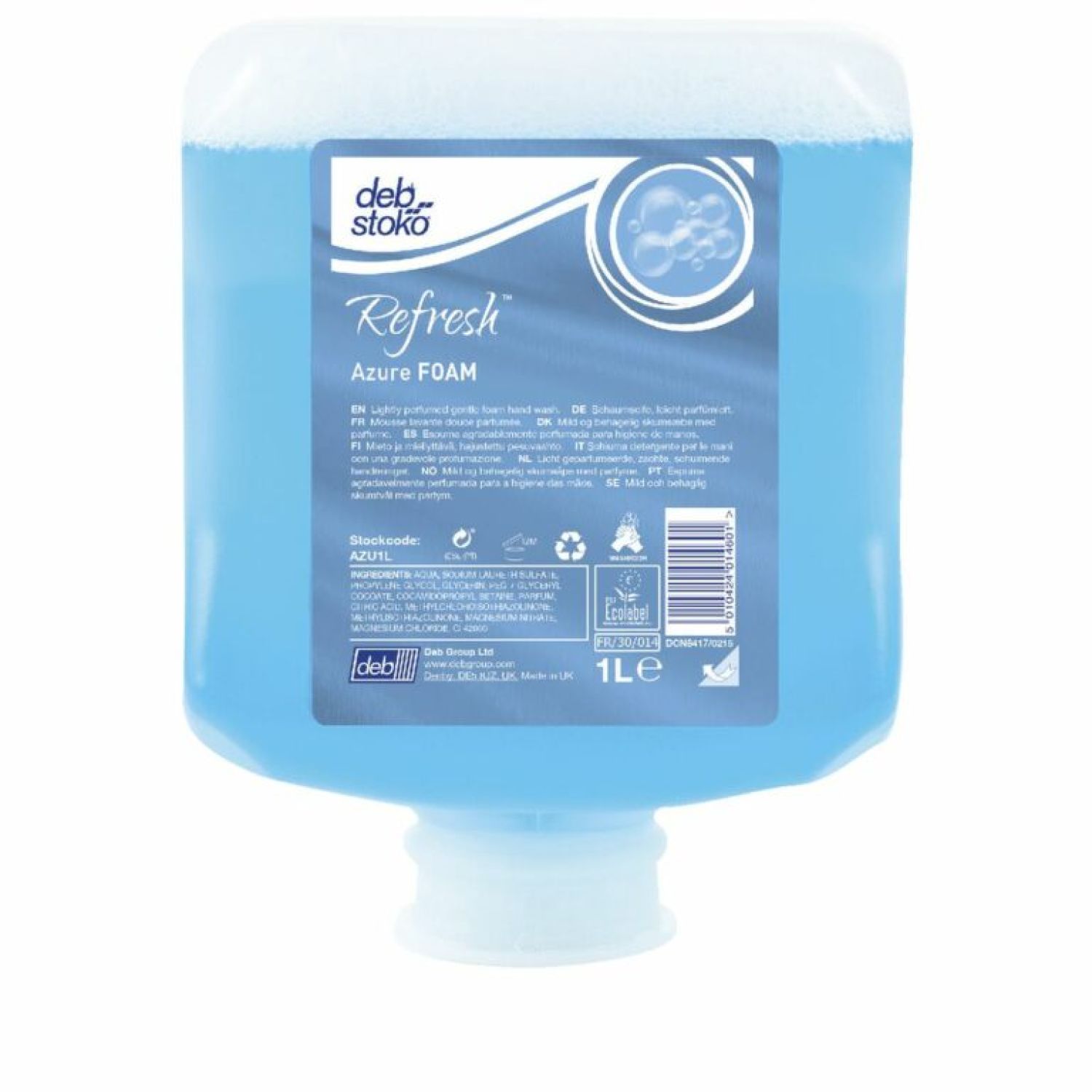 Refresh Azure Foam Handwash - 1L Cartridge