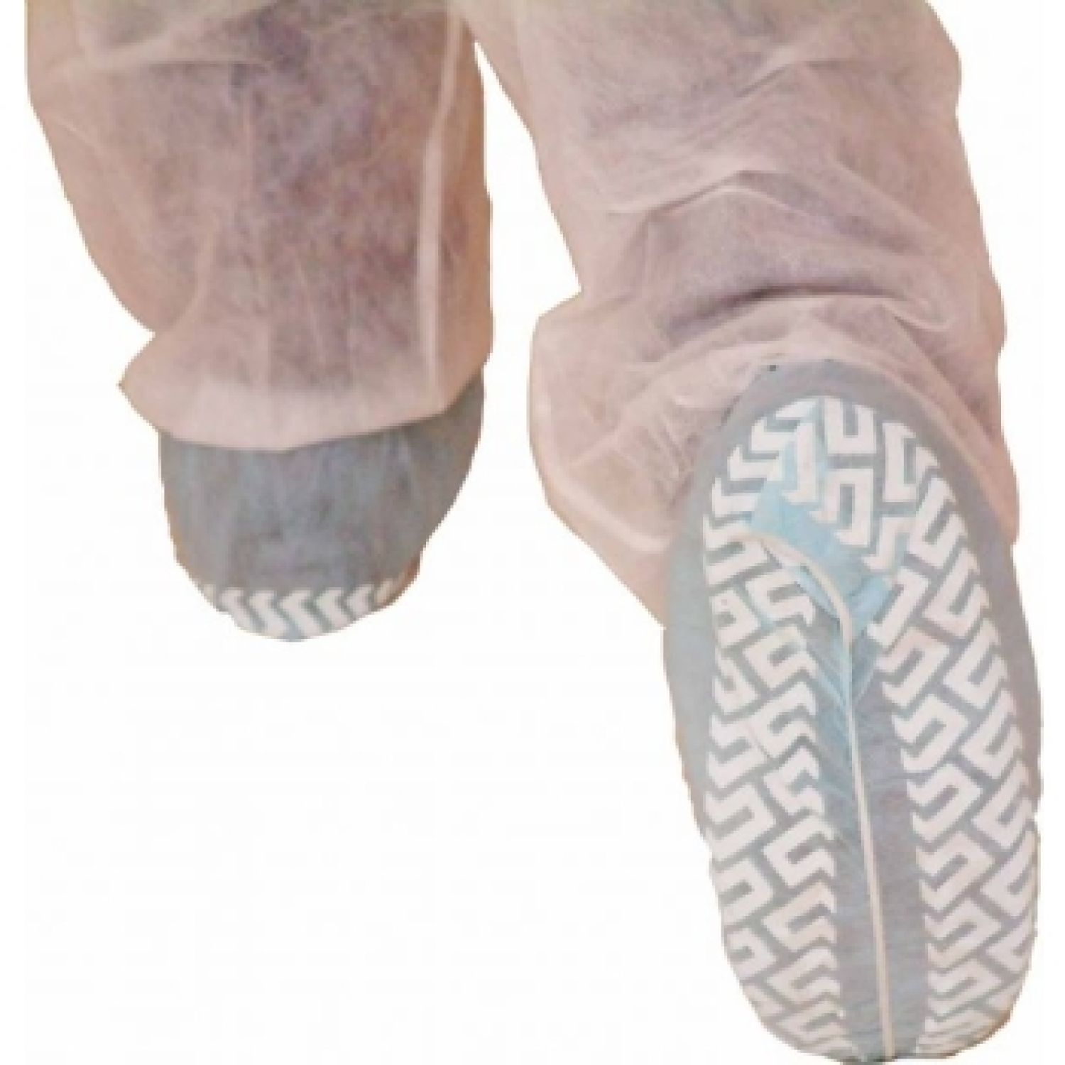 Shoe Cover Non-Skid Blue Med-Con - Carton of 300