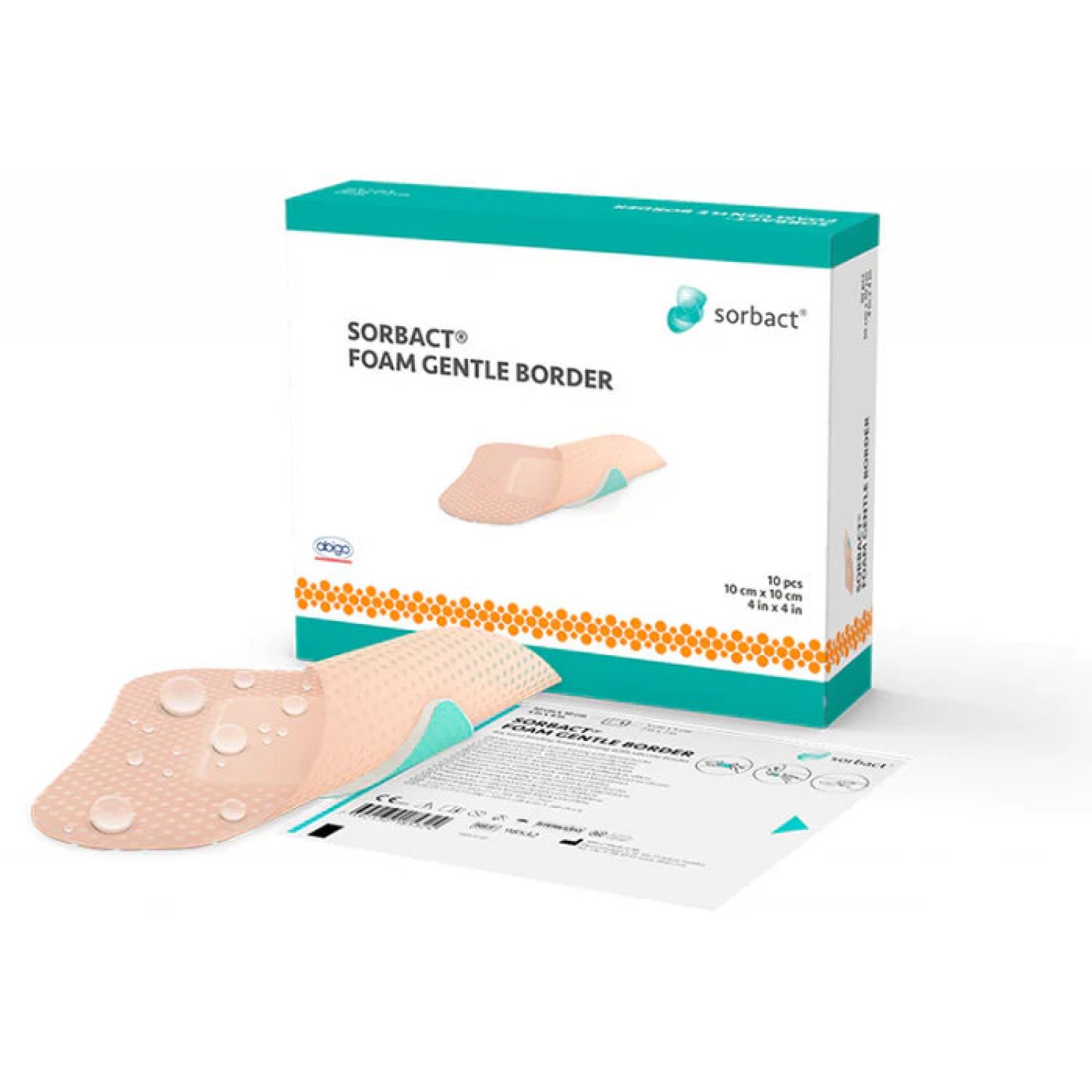 Sorbact Foam Border Dressing - Box of 10