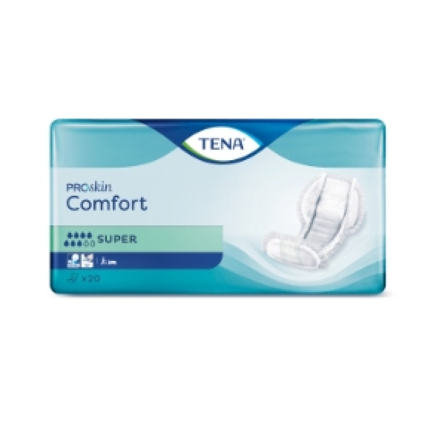 TENA Comfort ProSkin Super - Packet of 20