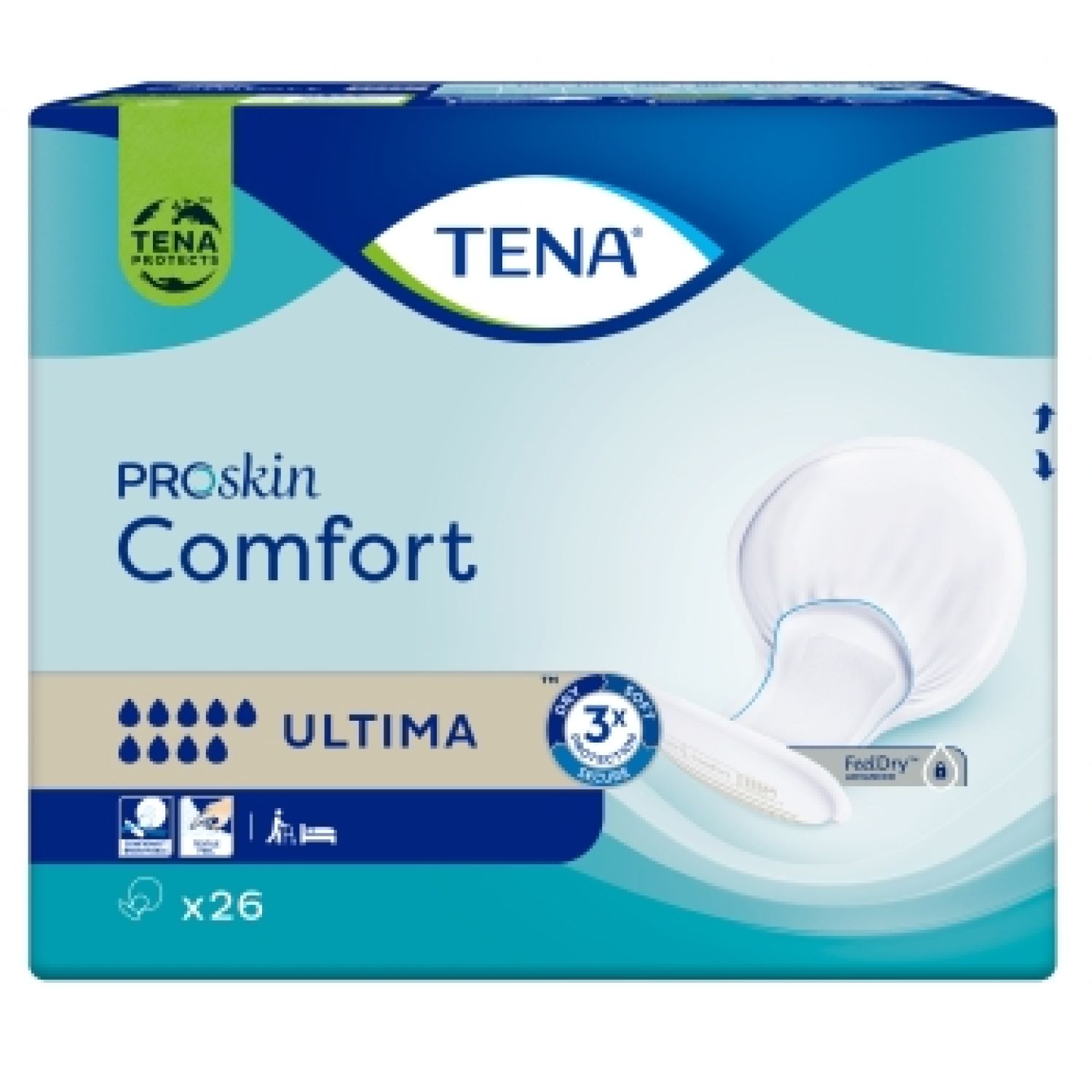 TENA Comfort ProSkin Ultima - Packet of 26