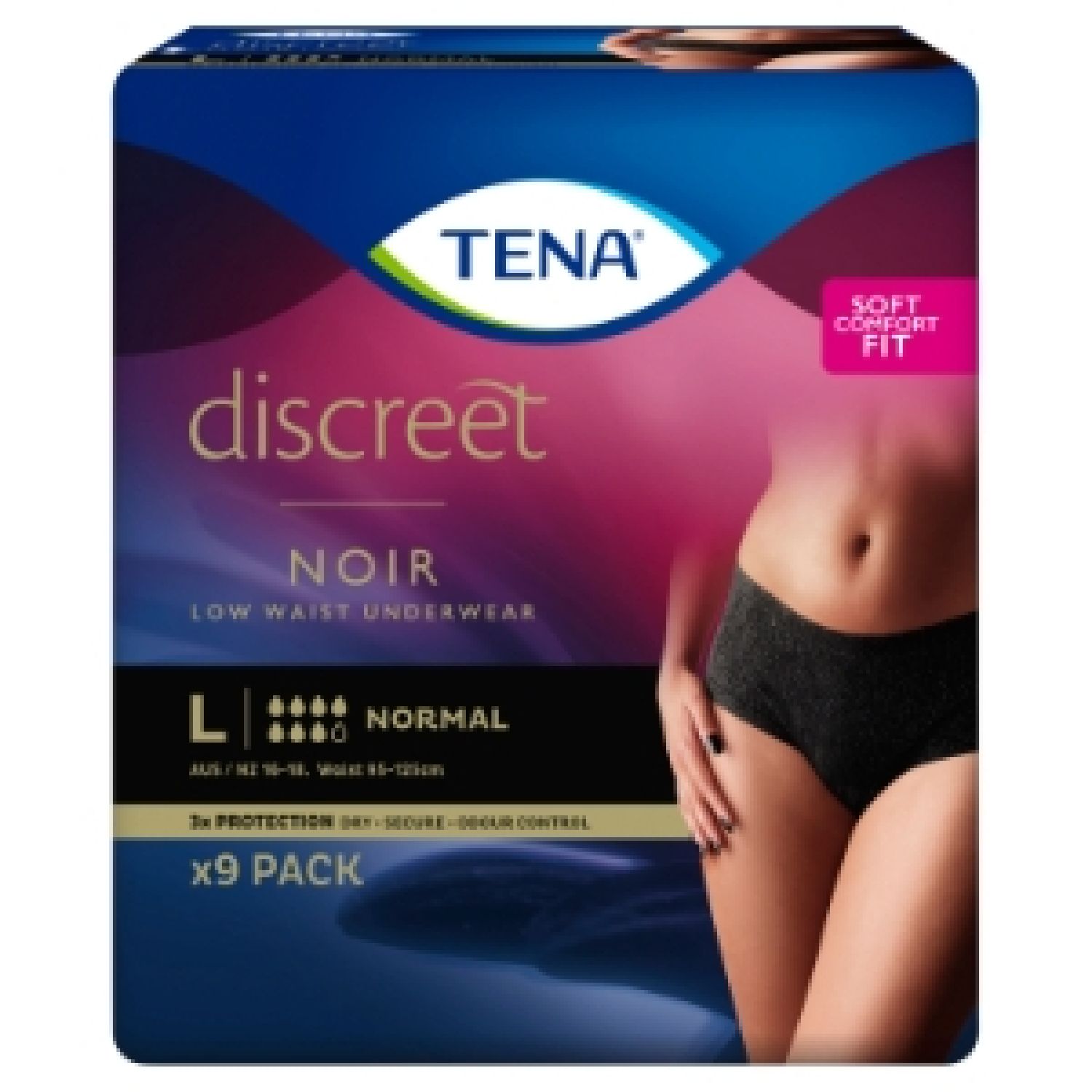 TENA Pants Women Discreet Noir