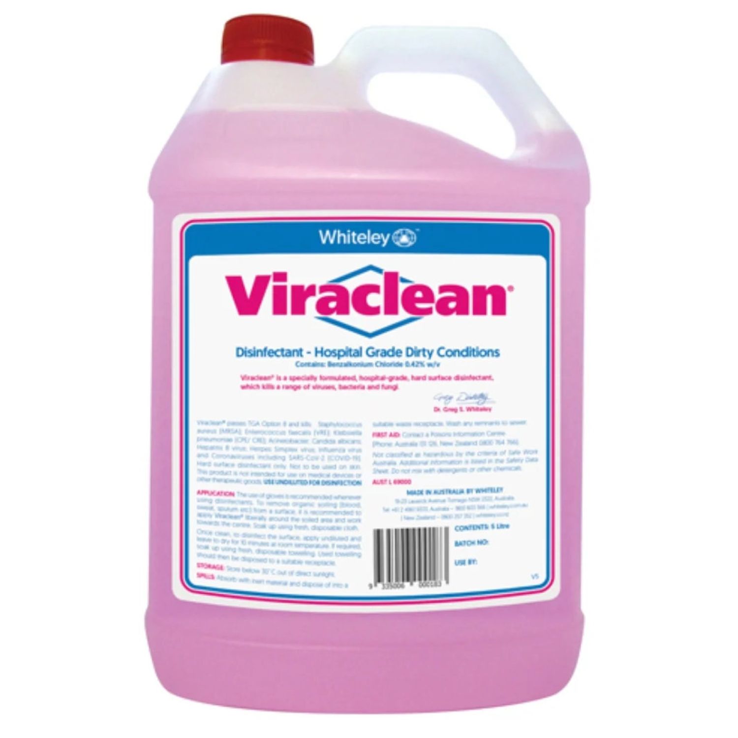 Viraclean Hospital-Grade Disinfectant - 5L Bottle