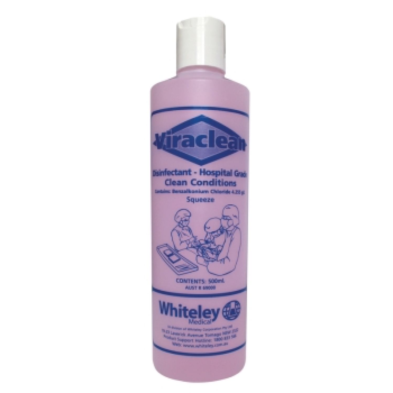 Viraclean Squeeze Bottle 500mL