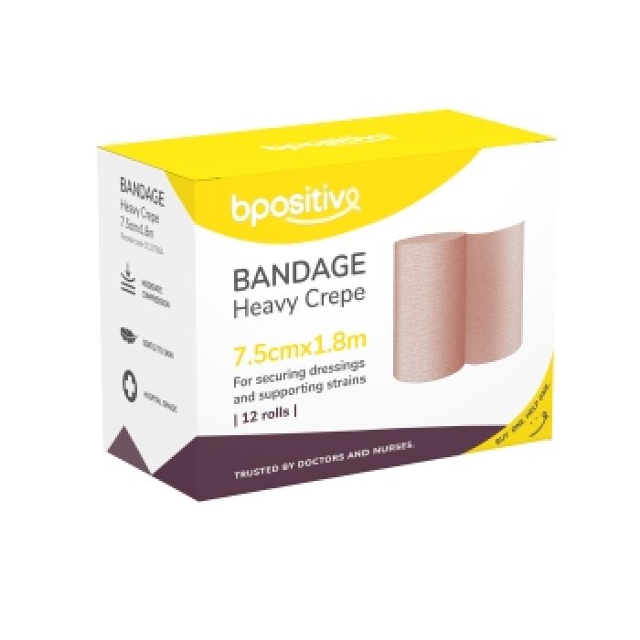 BPositive Bandage Heavy Crepe - Packet of 12