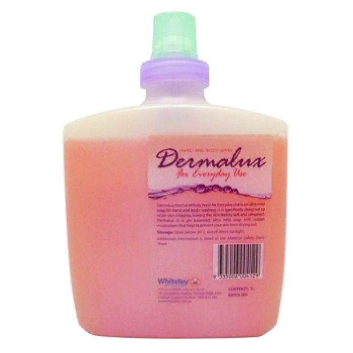 Dermalux 1L Hand Soap Everyday Use - 1L Bottle