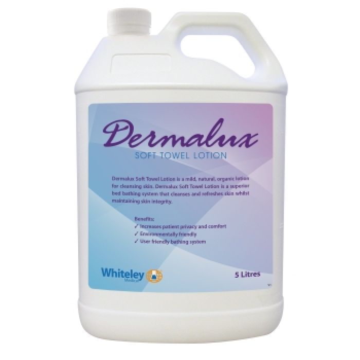 Dermalux Soft Towel Lotion - 5 Litre - 5L Bottle