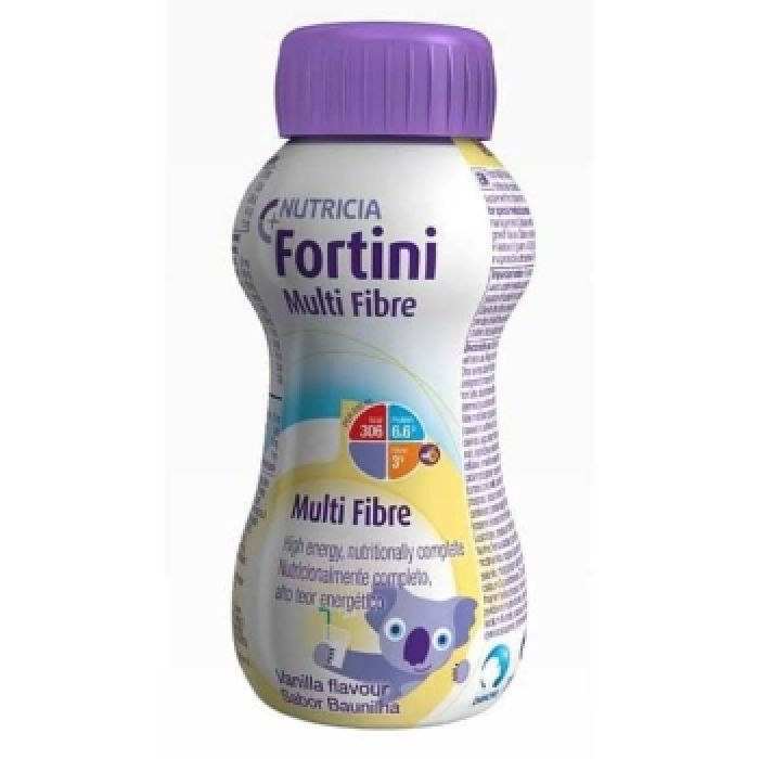 Fortini Multi Fibre Vanilla Bottle 200mL - Carton of 24