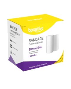 BPositive Bandage Conforming Gauze - Packet of 12