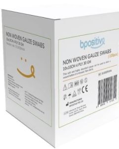 BPositive Gauze Square Non-Woven Non-Sterile - Packet of 100