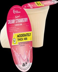 Flavour Creations Creamy Strawberry 400 / 3 Moderately Thick 175mL - Box of 24