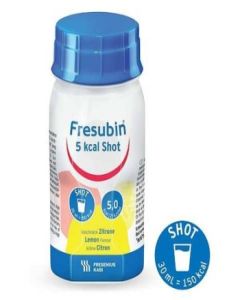 Fresubin 5 Kcal Shot 120mL Lemon EasyBottle - Carton of 24