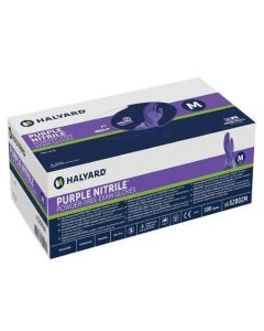 Halyard Lavender Nitrile Exam Gloves - Carton of 10