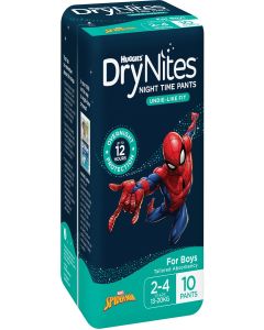 Huggies Drynites Pyjama Pants 2 4 Years Boy 13 20 Kg Blue - Packet of 10