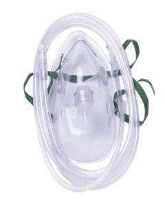 Oxygen Mask Adult Elon With 2.1m Tubing - Each