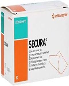 Secura No Sting Barrier Film Wipes - Box of 50