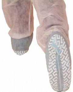 Shoe Cover Non-Skid Blue Med-Con - Carton of 300